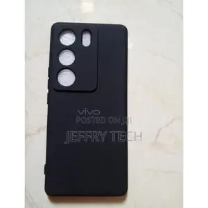 Vivo V29 Silicone Back Cover Case Black