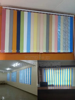 Multi-Purpose Generic Vertical Office Window Curtain Blinds