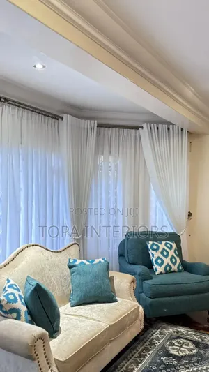 White Curtains for Living Room Window Privacy Covering
