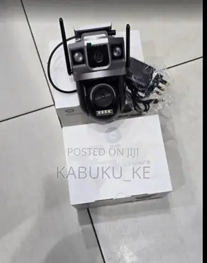 Dual Lens Wifi Outdoor V380 Dual Lens Ac Powered Cctv Ptz Camera