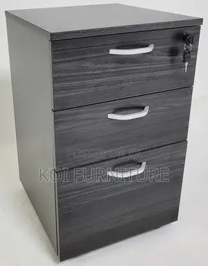 Office Cabinet : 3-Drawer Mobile File Pedestal