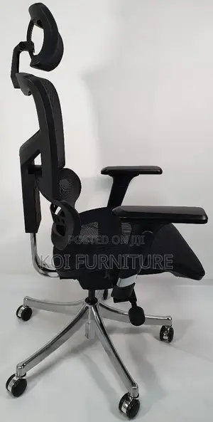 Office Chair : Black High Back Office Chair