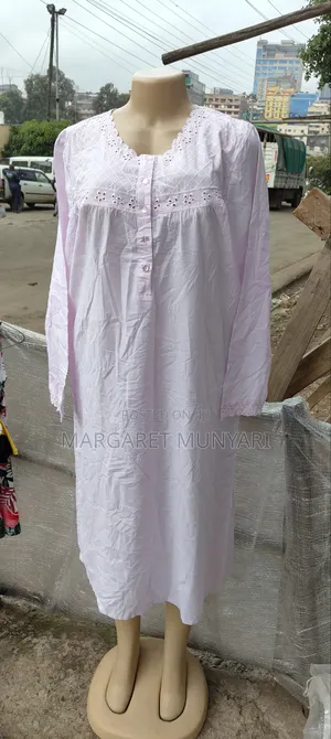 Long Sleeves Night Dress