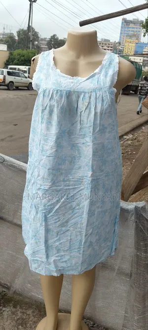 Cotton Sleeveless Night Wear