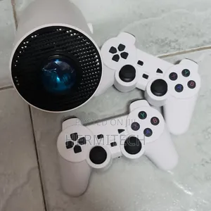 White Gaming Projector Resolution Video