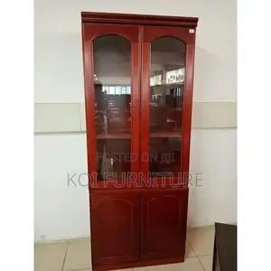 Office Cabinet : Mahogany Finish 2-Door Filing Cabinet,