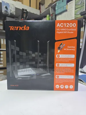 Tenda Ac1200 Mu-Mimo Dual Band Gigabit Wifi Router Ac10