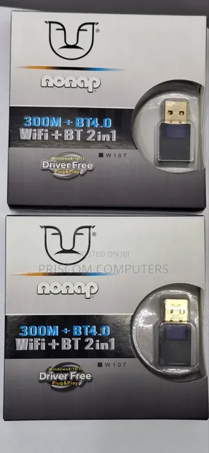 2 in 1 Wifi + Bluetooth Adapter Dongle Nonap, Plug and Play Dongle