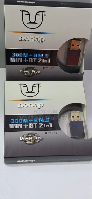 300m + Bt 4.0, Wifi +Bluetooth 2 in 1 Adapter Dongle, Driver Free