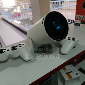 White Gaming Projector New Model Quality Gaming Consoles