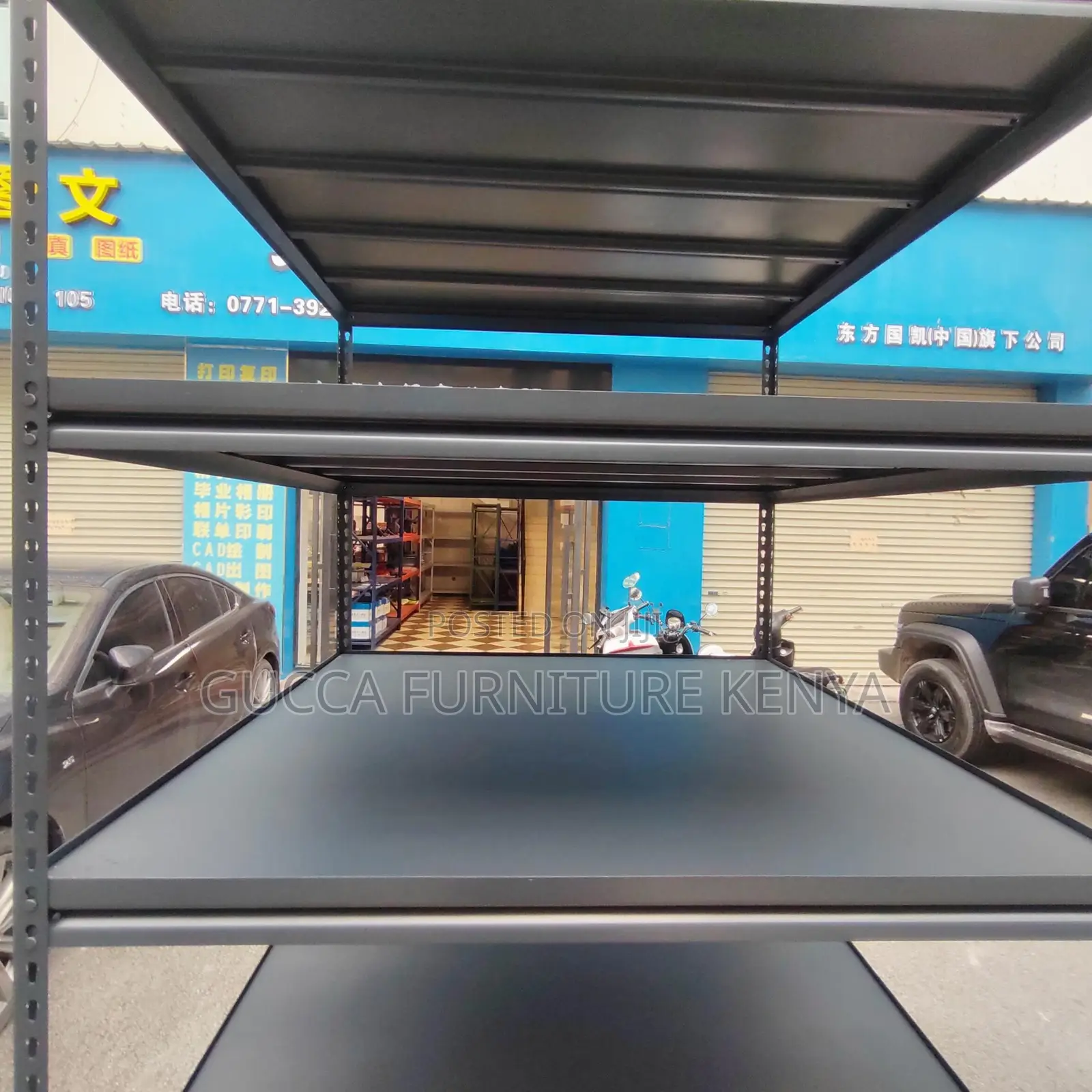 Metallic Adjustable Office Shelving File Rack