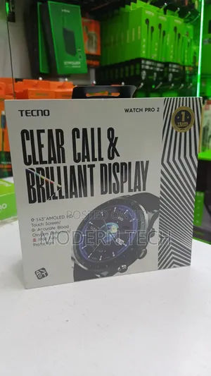 Tecno Watch Pro 2 1.43'' Amoled Screen Smart Watch