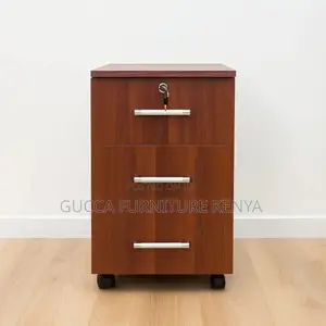 3-drawer's Wooden Pedestal Office File Cabinet