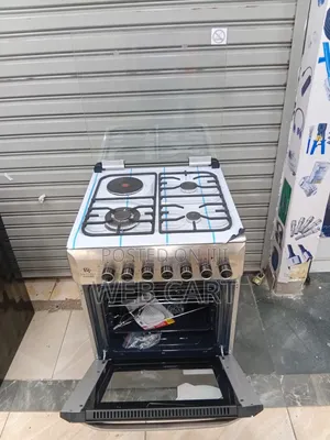 Everest Bj’S 60x60 Kitchen Cooker 3 Gas + 1 Electric Plate