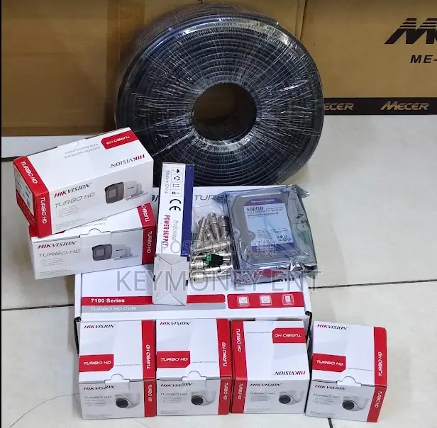 4 CCTV Surveilance Camera Security Kit