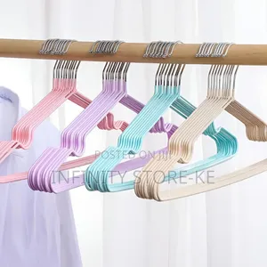 Non Slip Stainless Steel Hangers 10 PCS