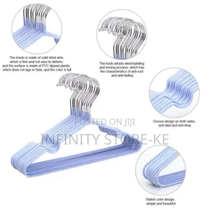 10 Pieces Non Slip Hangers/ Stainless Steel Hangers