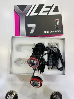 Y7 H4 Mini Projector Led Headlights – Strong Beam for Night Driving