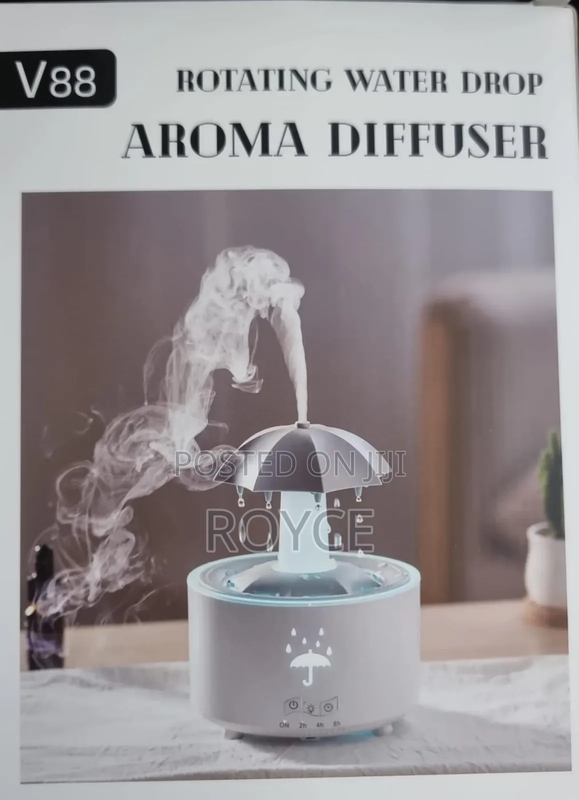 Rotating Umbrella Water Drop Aroma Diffuser