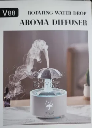 Rotating Umbrella Water Drop Aroma Diffuser