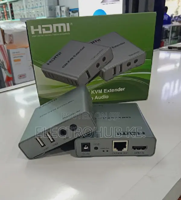 60m Hdmi Usb Kvm Extender With Audio Keyboard Mouse