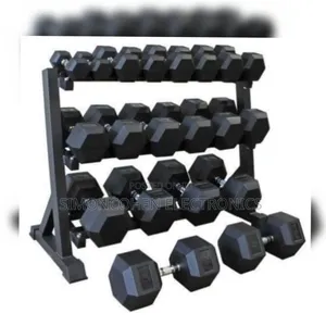 10kg Hexagon Dumbbells