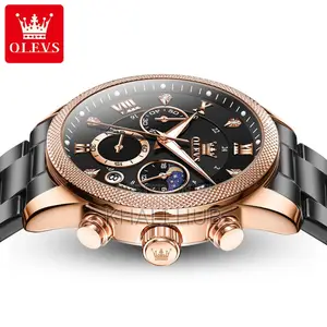 Olevs Gents Watch With Moonphase