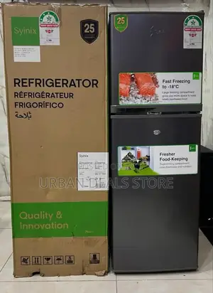 Syinix 137l Double Door Refrigerator