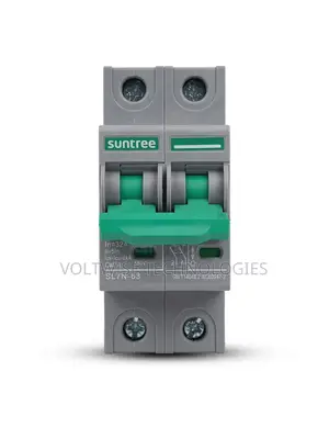 Suntree 550v Dc 20a 2-Pole Miniature Circuit Breaker (Mcb) - Sl7n-63