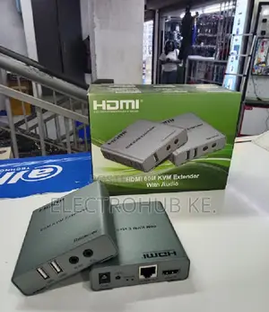 60m Hdmi Kvm Extender With Audio Keyboard Mouse Control