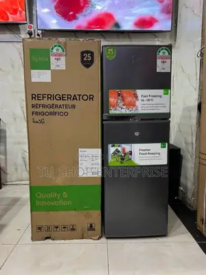 Syinix 138l Double Door Refrigerator – Energy Efficient Compact Fridge