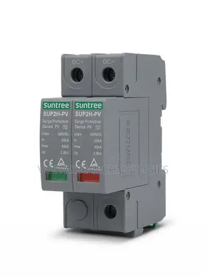 Suntree 500v Dc 2-P Solar Surge Protective Device (Spd) - Sup2h-Pv T2