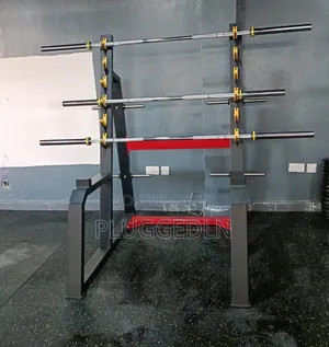 Commercial-Grade Barbell Storage Rack,