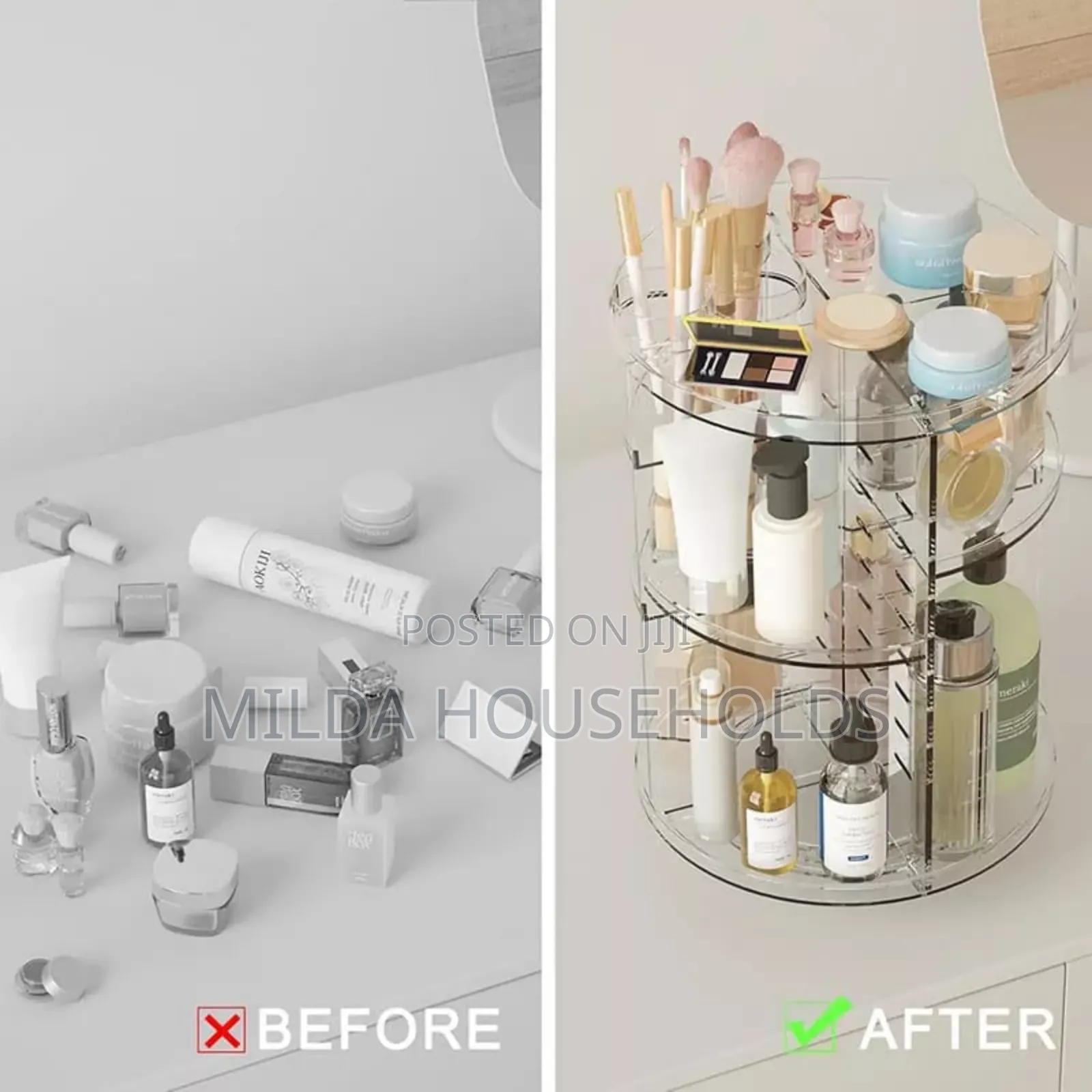 Rotating Makeup Organizer