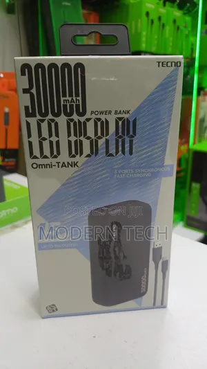 Tecno TPB-P1301 30000mah Omni Tank Power Bank