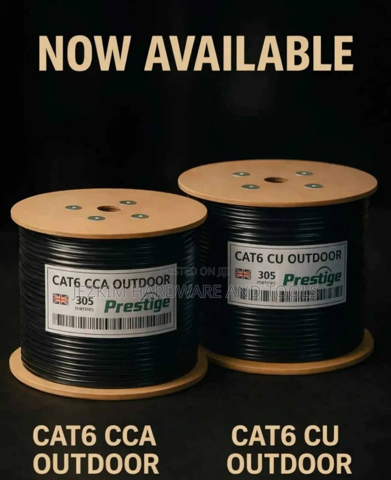 Cat6 Outdoor Networking Cable 305 MTRS