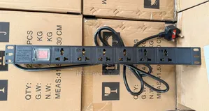 6-Way Uk Plug Pdu Power Distribution Unit