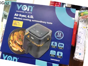 Von Air Fryer 6.5 Litres Digital Vafo72dck Available