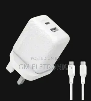 Original Oraimo Powercube 201 Uk Type Plug 20w Charger Kit- Dual Port.
