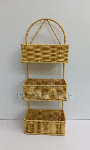 * 3 Layer Shower Caddy* *Material: Hand Woven Rattan