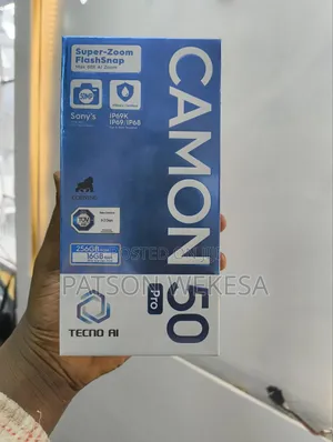 New Tecno Camon 50 Pro 256 GB Silver