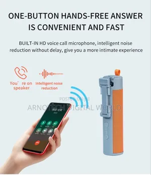 Multi-Function Bluetooth Speaker+ Power Bank+ Selfiestick
