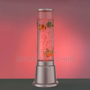 *Led Water Bubble Aquarium Column 38cm Bubble Fish Tank HBC