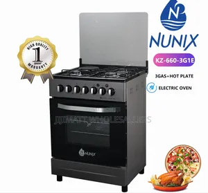 🔥🔥Nunix 60×60 3+1 Freestanding Cooker With Electric Oven