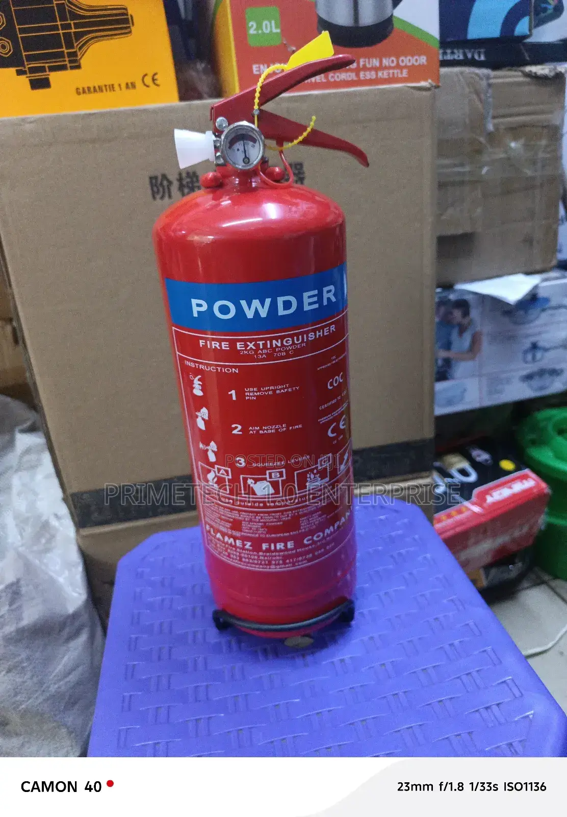 2kg White Abc Powder Fire Extinguisher