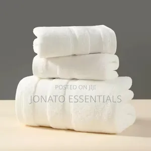 3-Piece Cotton Bath Towel Set - Super Absorbent Spa Towels