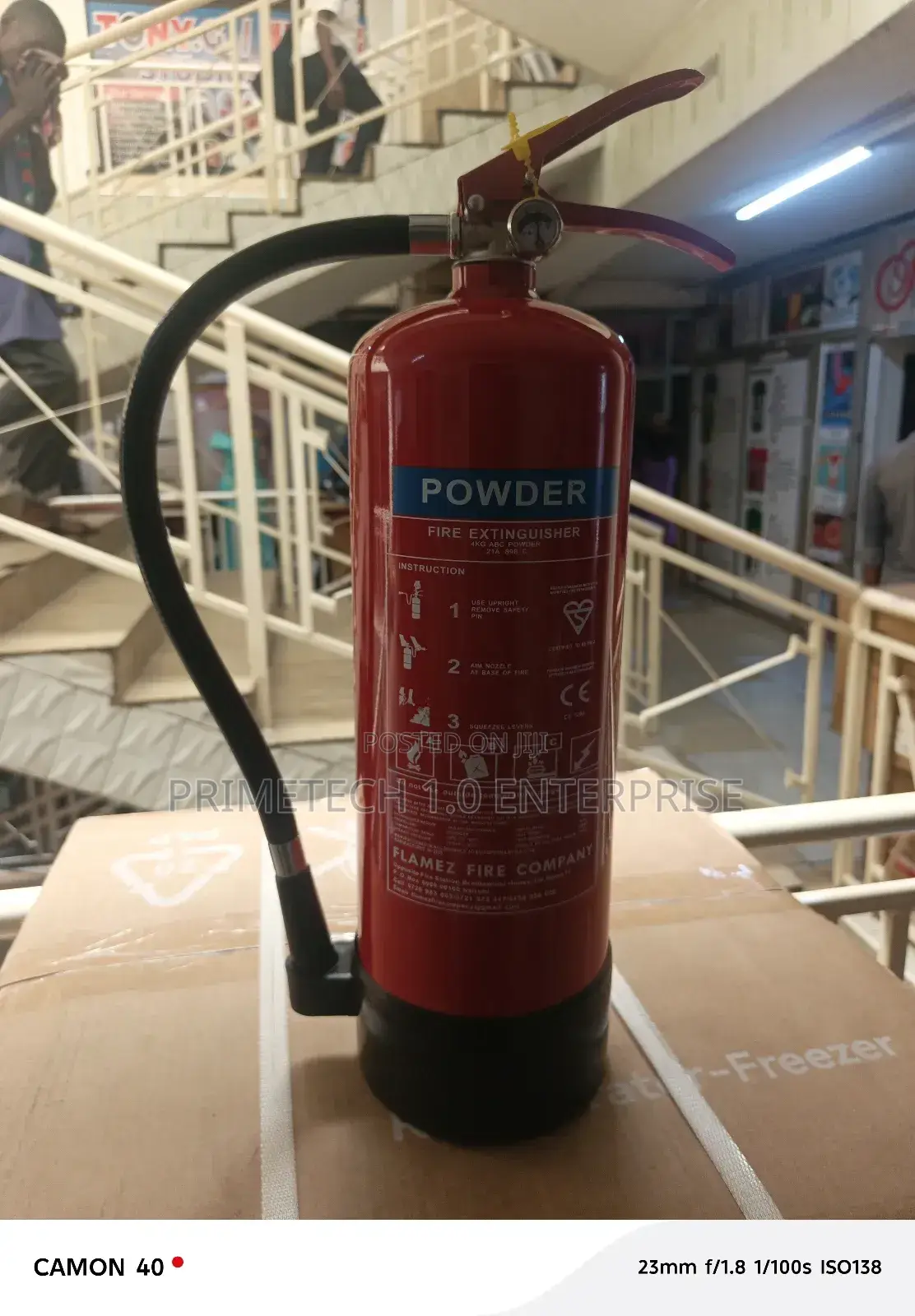 4 Kg ABC Dry Powder Fire Extinguisher-Coc Approved