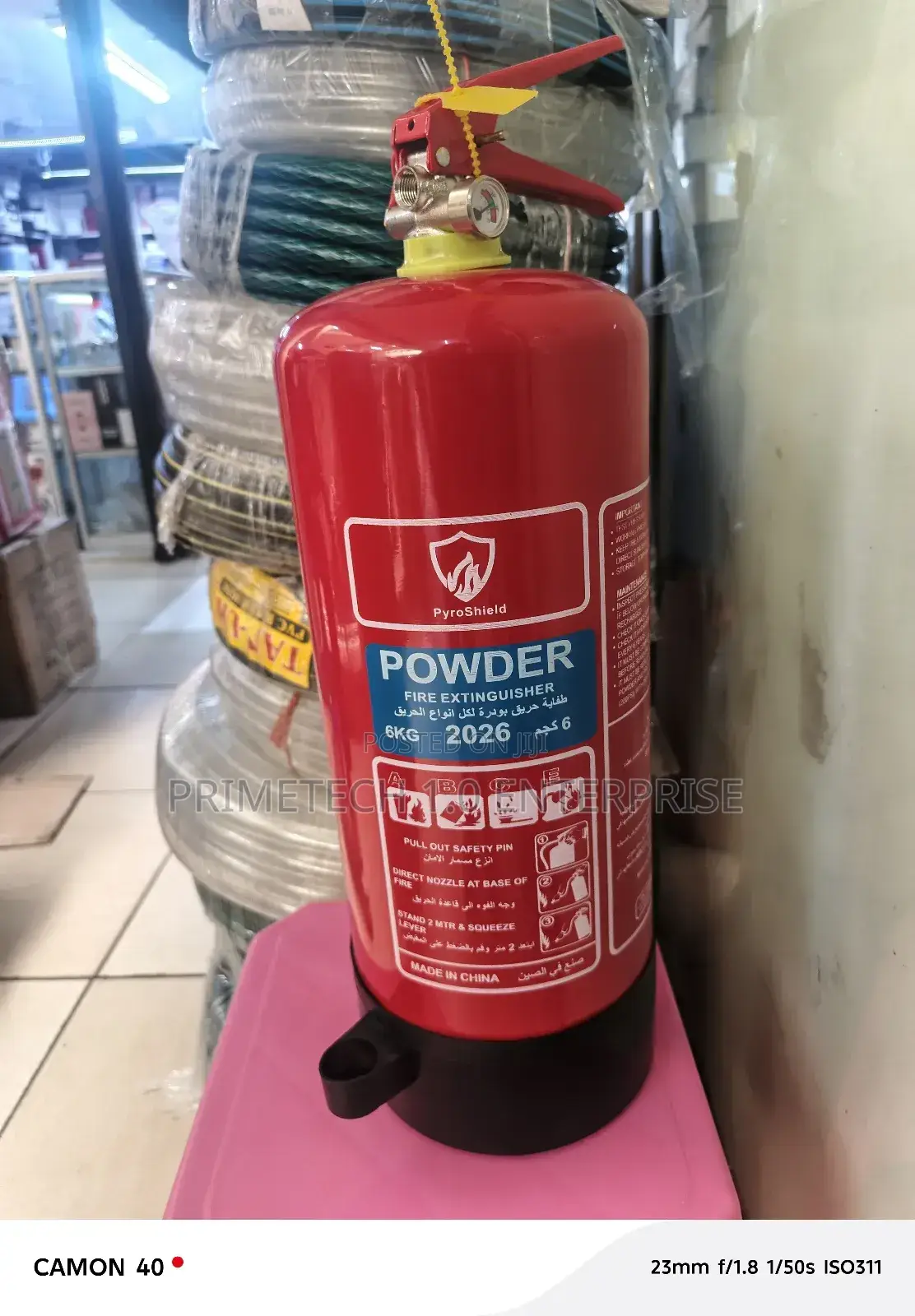 6kg Coc Approved Fire Extinguisher