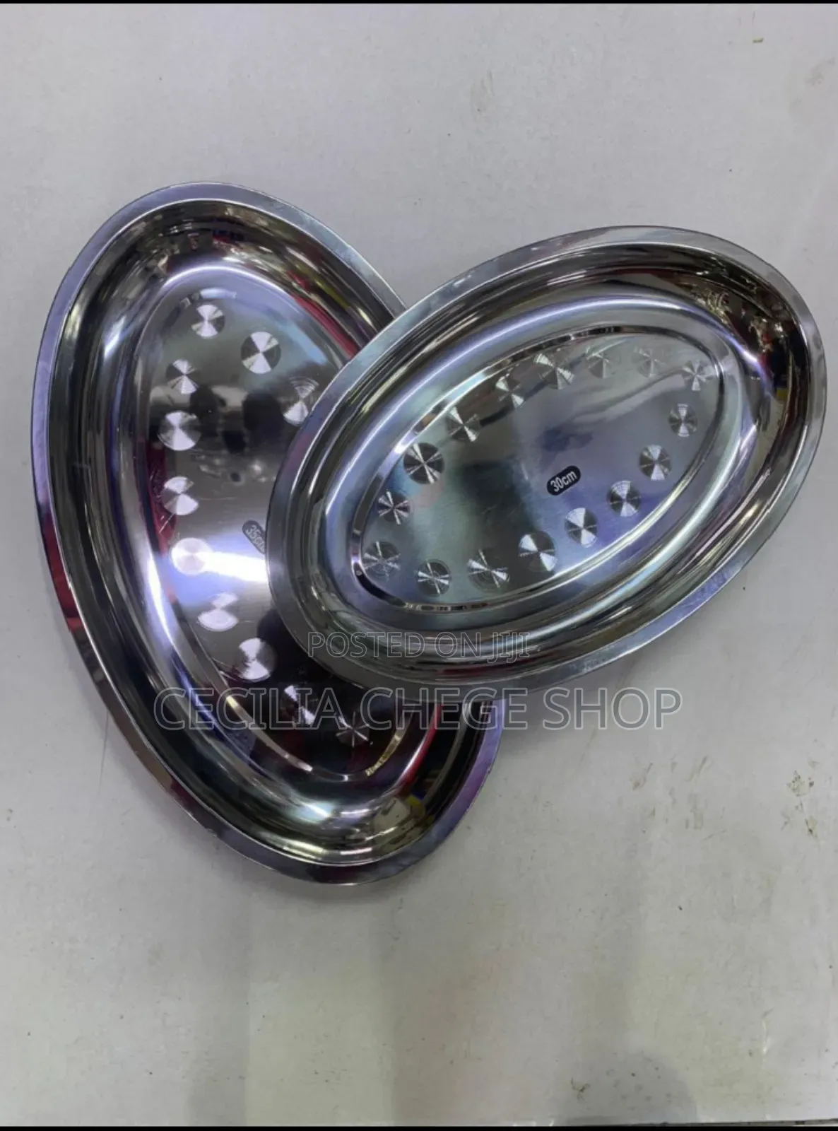 Oval Stainless Steel Plate