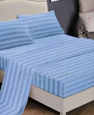 4 Pc Striped Bedsheet 
2 PCS Bedsheet